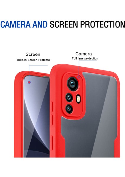 Xiaomi 12 Pro Için Yumuşak Tpu Ekran Koruyucu Telefon Kılıfı - Mavi (Yurt Dışından)