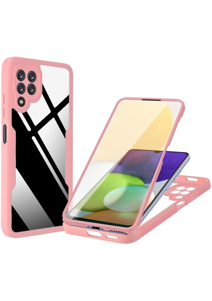 Samsung Galaxy A22 4g Için Yumuşak Tpu Ekran Koruyucu Telefon Kılıfı - Pembe (Yurt Dışından)