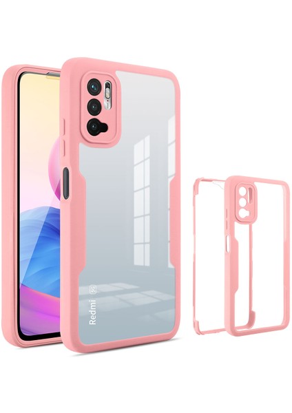 Xiaomi Redmi Note 10 5g Için Yumuşak Tpu Ekran Koruyucu Telefon Kılıfı - Pembe (Yurt Dışından)
