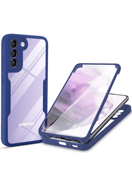 Samsung Galaxy S21 Fe 5g Için Yumuşak Tpu Ekran Koruyucu Telefon Kılıfı - Mavi (Yurt Dışından)