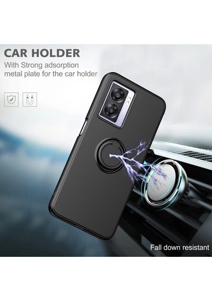 Oppo A57 5g Için Ince Silikon Yüzük Stand Telefon Kılıfı - Yeşil (Yurt Dışından) fırsatları