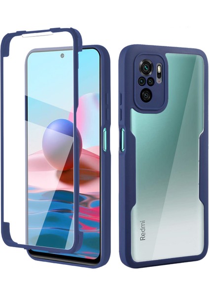 Xiaomi Redmi Note 10 4g/note 10S Için Yumuşak Tpu Ekran Koruyucu Telefon Kılıfı - Mavi (Yurt Dışından)