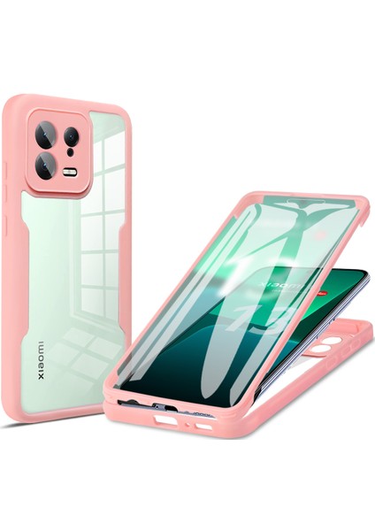 Xiaomi 13 Için Yumuşak Tpu Ekran Koruyucu Telefon Kılıfı - Pembe (Yurt Dışından)