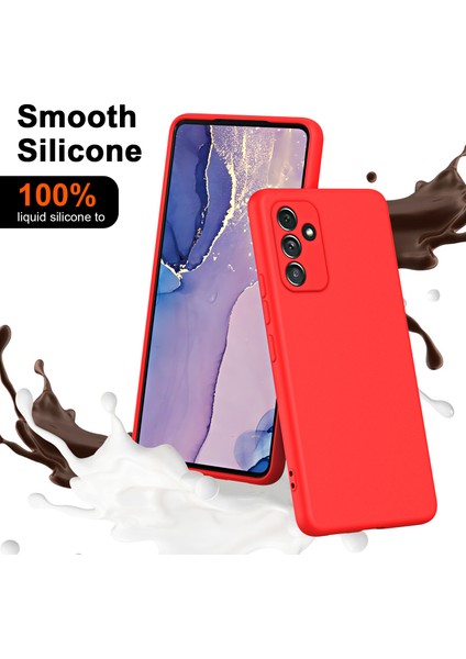 Samsung Galaxy A54 5g Için Ince Likit Silikon Yumuşak Telefon Kılıfı - Yeşil (Yurt Dışından)