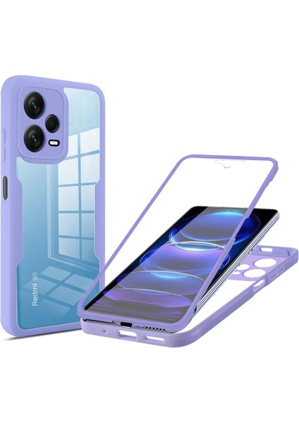 Xiaomi Poco X5/ Redmi Note 12 Pro Için Yumuşak Tpu Ekran Koruyucu Telefon Kılıfı - Mor (Yurt Dışından)
