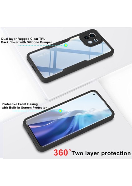 Xiaomi Mi 11 Için Yumuşak Tpu Ekran Koruyucu Telefon Kılıfı - Mavi (Yurt Dışından)