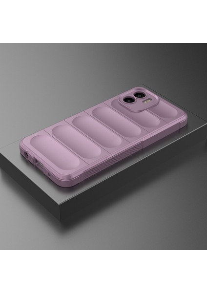 Xiaomi Redmi A1 Için Kaymaz Silikon Telefon Kılıfı - Mor (Yurt Dışından) indirimleri