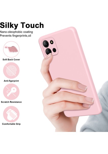 Infinix Hot 11 2022 Için Ince Likit Silikon Yumuşak Telefon Kılıfı - Siyah (Yurt Dışından)