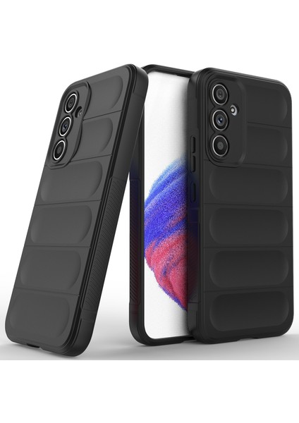 Samsung Galaxy A54 5g Için Kaymaz Silikon Telefon Kılıfı - Siyah (Yurt Dışından)