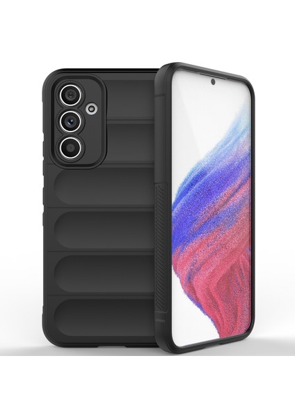 Samsung Galaxy A54 5g Için Kaymaz Silikon Telefon Kılıfı - Siyah (Yurt Dışından)