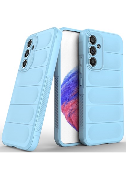 Samsung Galaxy A54 5g Için Kaymaz Silikon Telefon Kılıfı - Mavi (Yurt Dışından)