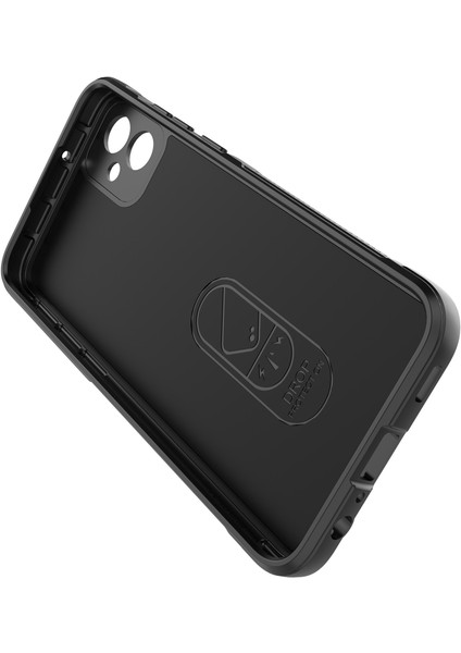 Samsung Galaxy A04E 4g Için Kaymaz Silikon Telefon Kılıfı - Siyah (Yurt Dışından)