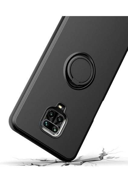 Xiaomi Redmi Note 9s/9 Pro/9 Pro Max Için Ince Silikon Yüzük Stand Telefon Kılıfı - Açık Yeşil (Yurt Dışından)