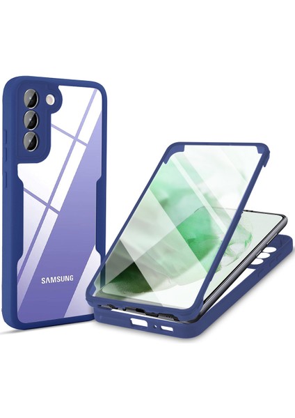 Samsung Galaxy S21 Plus 5g Için Yumuşak Tpu Ekran Koruyucu Telefon Kılıfı - Mavi (Yurt Dışından)