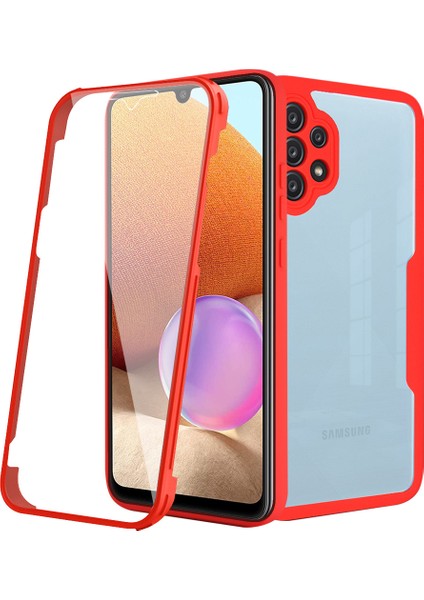 Samsung Galaxy A32 4g Için Yumuşak Tpu Ekran Koruyucu Telefon Kılıfı - Kırmızı (Yurt Dışından)