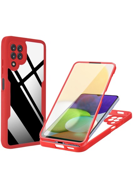 Samsung Galaxy A22 4g Için Yumuşak Tpu Ekran Koruyucu Telefon Kılıfı - Kırmızı (Yurt Dışından)