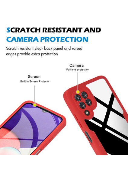 Samsung Galaxy A22 4g Için Yumuşak Tpu Ekran Koruyucu Telefon Kılıfı - Yeşil (Yurt Dışından) modelleri