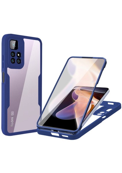 Xiaomi Poco M4 Pro 5g Için Yumuşak Tpu Ekran Koruyucu Telefon Kılıfı - Mavi (Yurt Dışından)