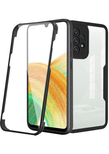 Samsung Galaxy A33 5g Için Yumuşak Tpu Ekran Koruyucu Telefon Kılıfı - Siyah (Yurt Dışından)