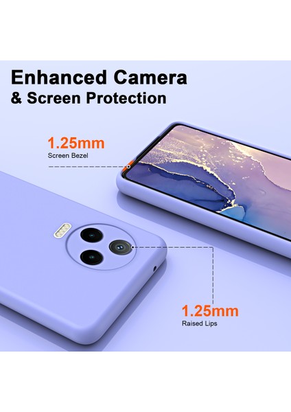 Infinix Note 12 Pro Için Ince Likit Silikon Yumuşak Telefon Kılıfı - Mavi (Yurt Dışından)