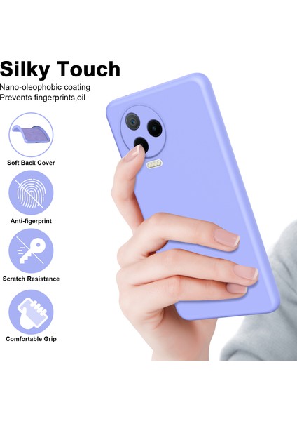 Infinix Note 12 Pro Için Ince Likit Silikon Yumuşak Telefon Kılıfı - Mavi (Yurt Dışından)