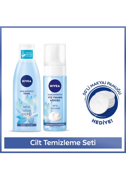 Nıvea Canlandırıcı Yüz Yıkama Köpüğü Kuru/hassas Cilt 150 ml + Nıvea Canlandırıcı Tonik Kuru/hassas Ciltler 200 ml