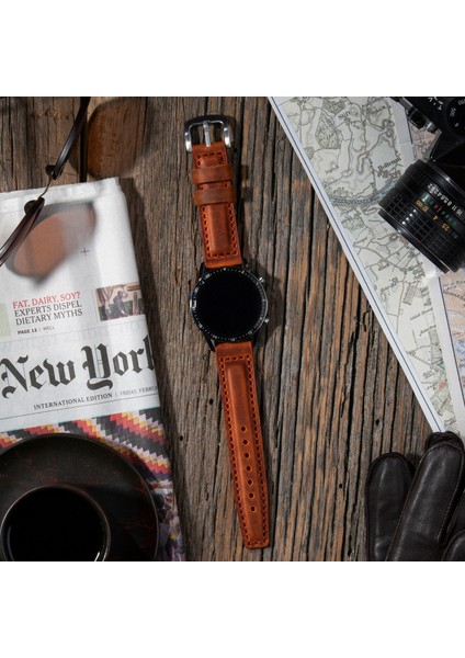 Huawei Watch Gt2 E Gt2e Gt2pro Gt3 Pro Gt3pro Se 2e EliteGT5 / GT4 Gt 2 3 4 5 Pro 46mm Uyumlu Deri Kordon Huawei Watch 4 Pro Ultimate Deri Kordon Kayış 46 22mm indirimleri