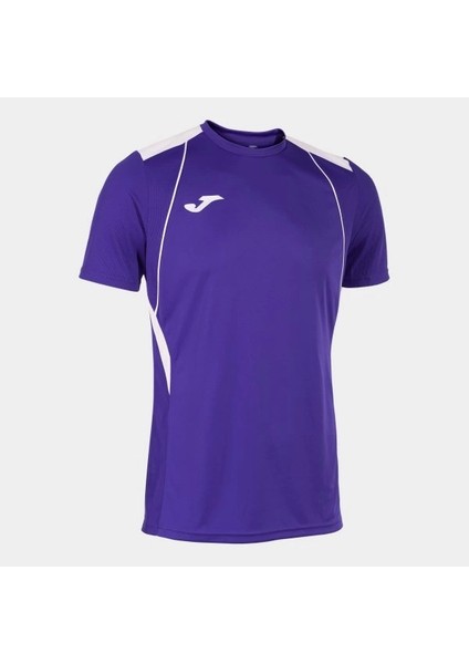 Championship Vii Short Sleeve T-Shirt Purple White