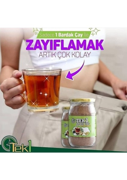 Tek 1 Şifa Evi Form Tea Bitkisel Çayı (Kuşburnu Tadında)