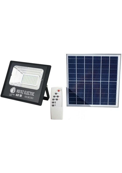 Tıger 60W Beyaz LED Solar Projektör