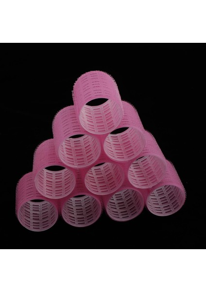 20X Kıvrık Bukleler Dalgaları Yapış Sopa Stil Aracı 48MM 20X-PINK-48MM Pembe (Yurt Dışından)