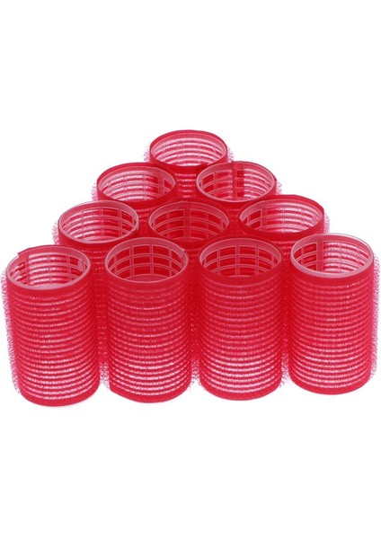 10X Saç Makinesi Kıvrık Bukleler Patlama Silindir Saç Stil Araçları 36MM 10X-RED-36MM Açıklandığı Gibi (Yurt Dışından)