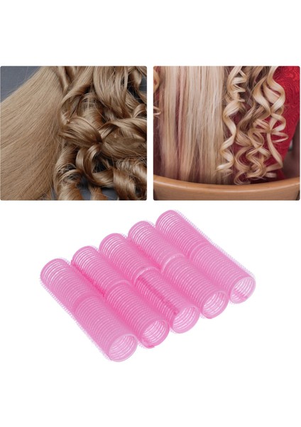 10X Saç Rulo Kıvrık Bukleler Yapışkan Stil Körçeleri 28MM 10X-PINK-28MM Tarif (Yurt Dışından)