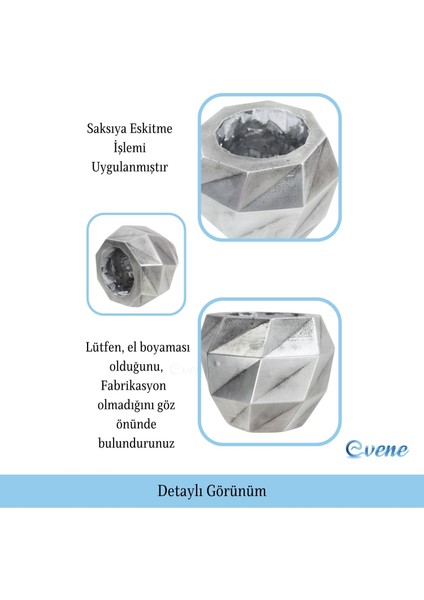 Ahşap Ayaklı Beton Saksı Dekoratif 1 Adet Dönen Poly Model modelleri