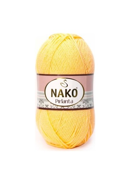 Pırlanta 00215 5 Adet Amigurumi Ipi Saman Sarısı