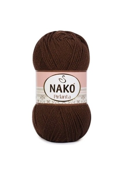 Pırlanta 03303 5 Adet Amigurumi Ipi Kahverengi