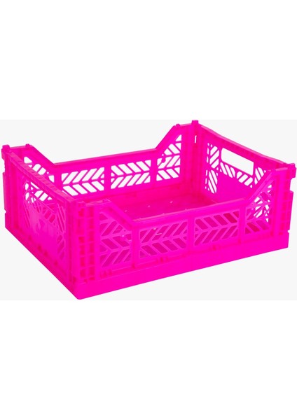 Aykasa 403014 Midibox Neon Pink Katlanabilir Kasa