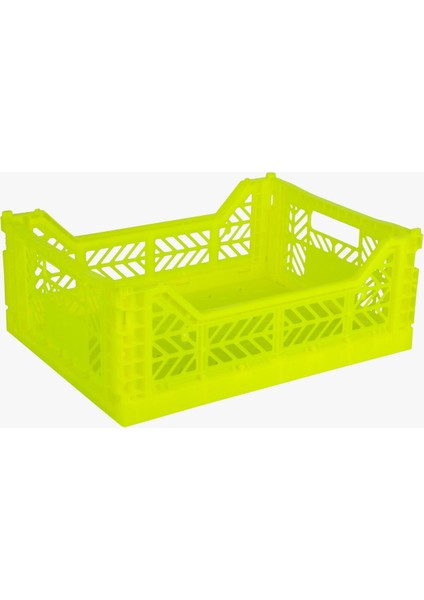 Ayyıldız Aykasa 403014 Midibox Neon Yellow Katlanabilir Kasa