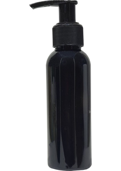 Boş Pet Şişe 100 ml Siyah Renk Doldurulabilir 3 Adet
