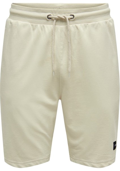 Normal Açık Kahve Erkek Sweat Şort 22015623_ONSNEIL Sweat Shorts