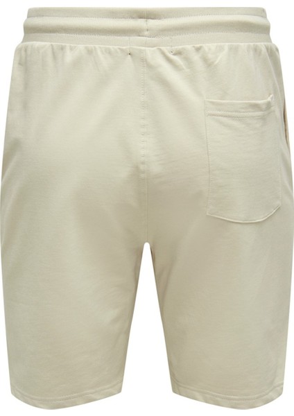 Normal Açık Kahve Erkek Sweat Şort 22015623_ONSNEIL Sweat Shorts
