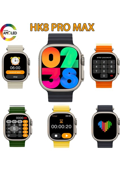 Hk8 Ultra Pro Max 49MM (Amoled Hd Ekran)