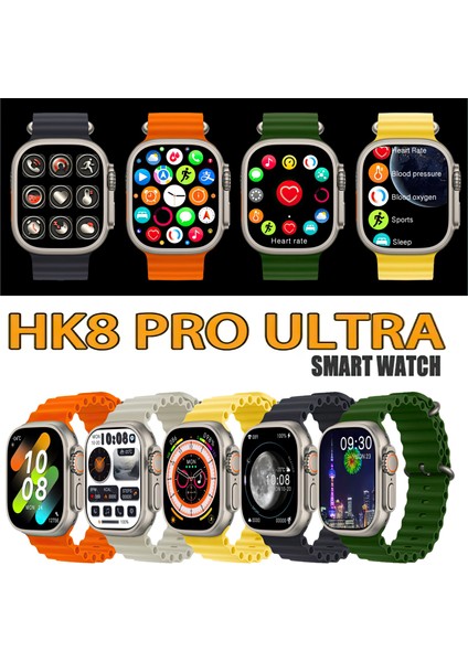 Hk8 Ultra Pro Max 49MM (Amoled Hd Ekran)