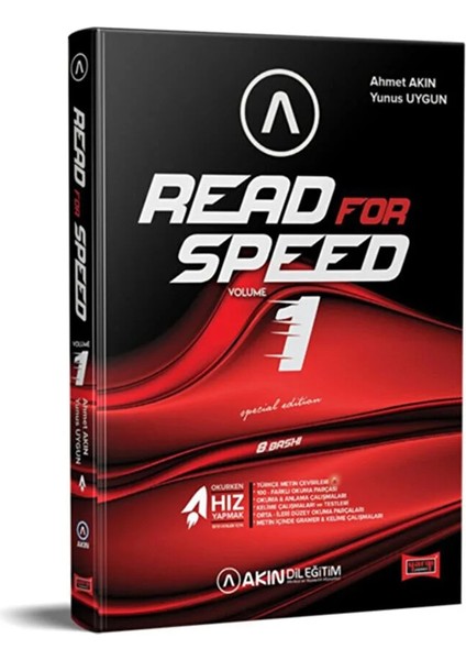 Akın Publishing Read For Speed 1 (Yds Okuma Kitabı)