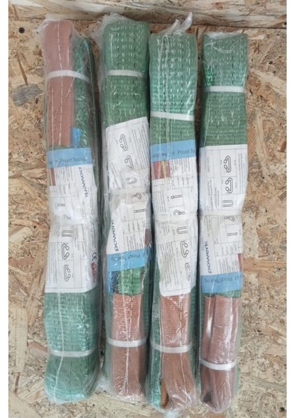 Polyester Düz Sapan 2 Ton 4 Metre 6/1 (Yeşil)