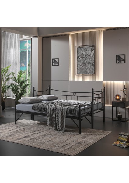 Daily Yavrulu Karyola Daybed Tek-Çift Kişilik Karyola+Yatak Seti