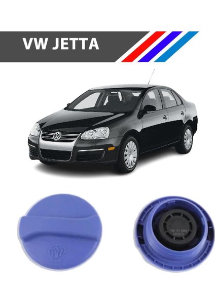 -Vw Jetta Radyatör Yedek Su Depo Kapağı Yan Sanayi 2004 - 2011 1J0121321A