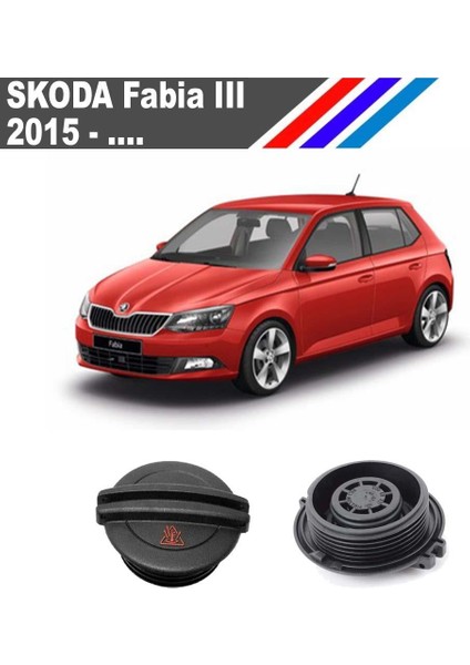 -Skoda Fabia Iıı Radyatör Yedek Su Depo Kapağı Yan Sanayi 2015 Sonrası
