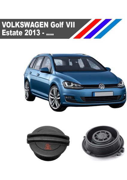 -Vw Golf Vıı Estate Radyatör Yedek Su Depo Kapağı Yan Sanayi 2013 Sonrası