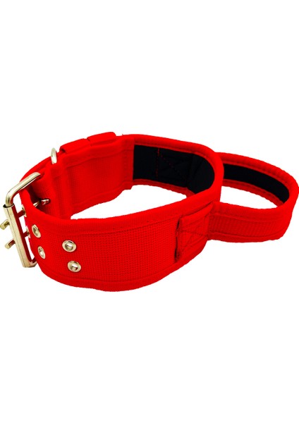 Kulplu Yumuşak Dokulu Kolon Köpek Tasması Köpek Taktik Boyun Tasması